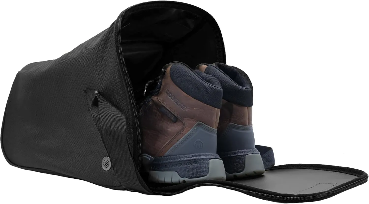WOLVERINE Boot Bag with Industrial-Grade Nailhead Nylon, Water and Dirt Resistant, Hands-free Carrying, Perfect for Storing and Transporting Your Boots to Job Sites