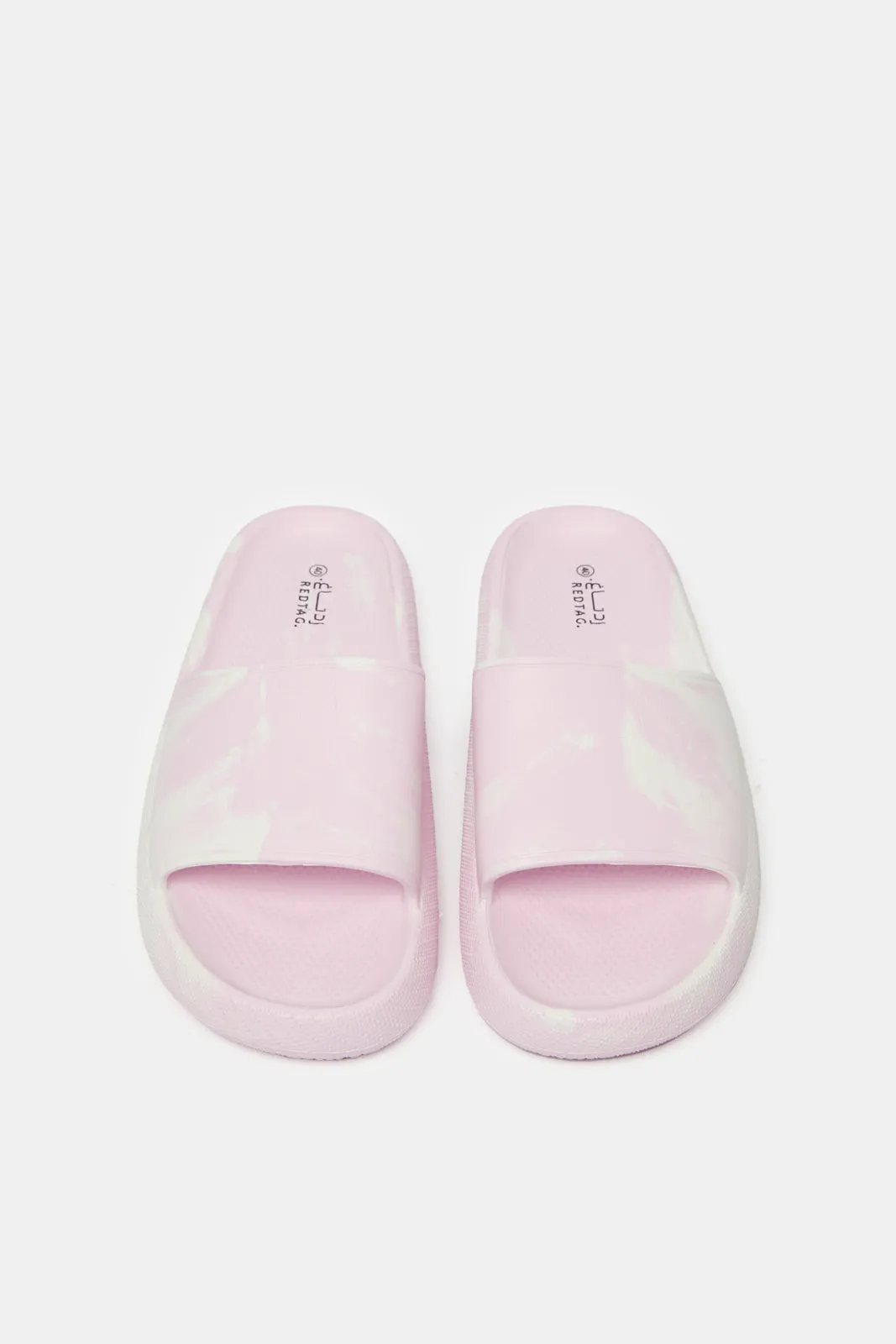 Women Pink Moulded Slide