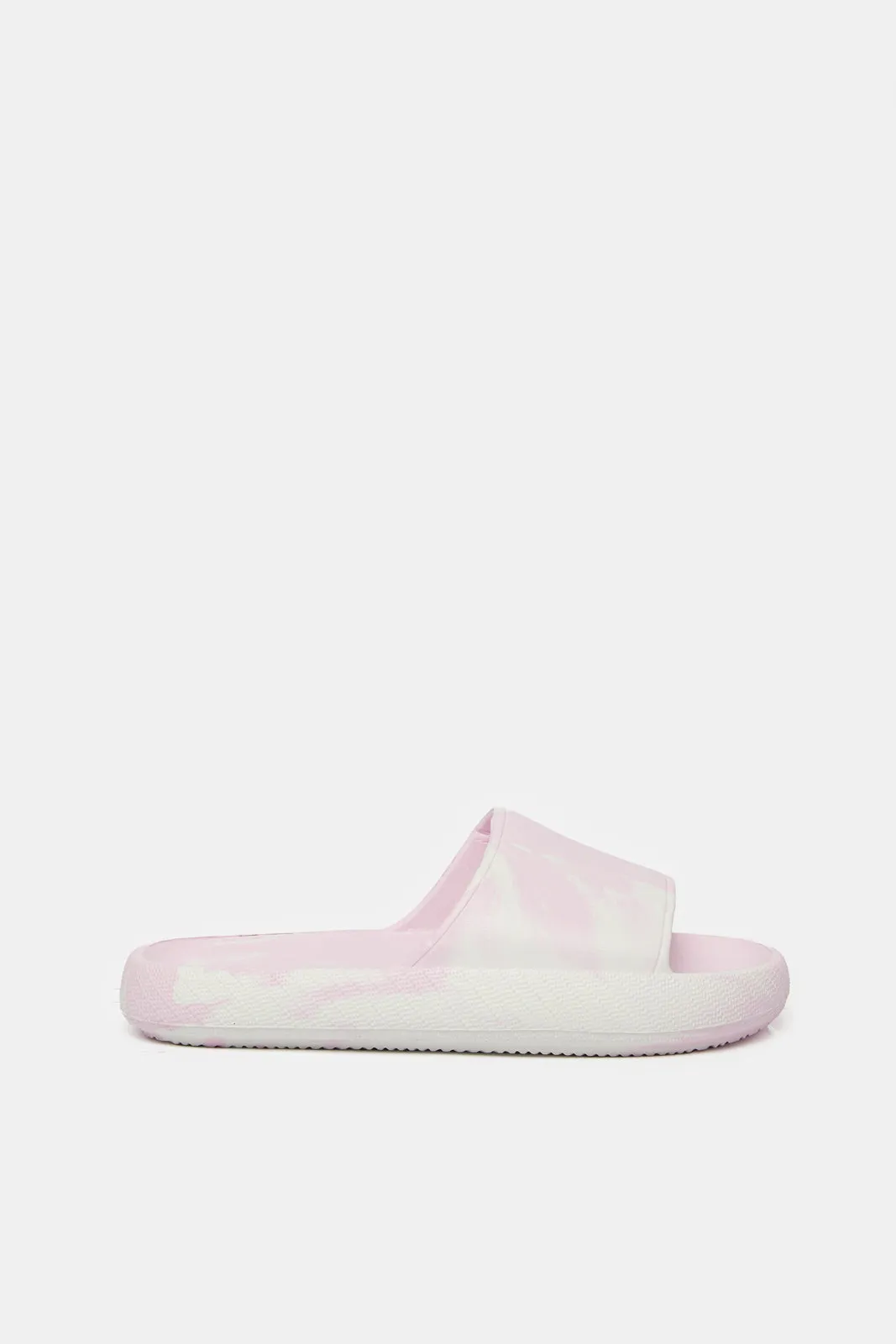 Women Pink Moulded Slide