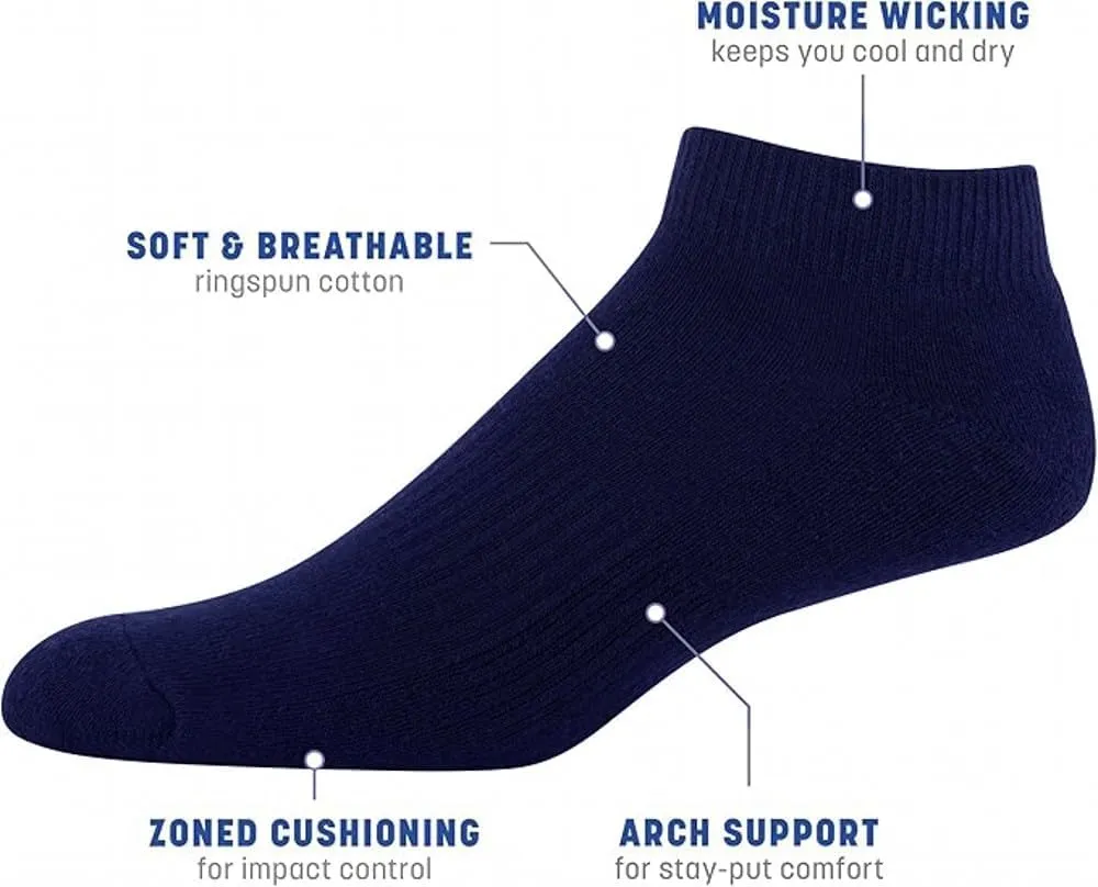 Womens Ankle Socks 4 Pack Athletic Running Low Cut Casual Socks