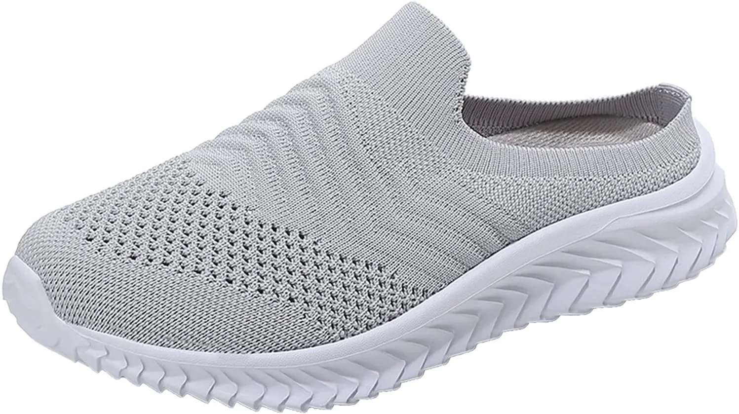 Women's Backless Slip on Mesh Sneakers Shoes Mens Running Shoes Walking Women's Casual Shoes Black Platform Sneaker Tennis Shoe Loafers Casual Slip On