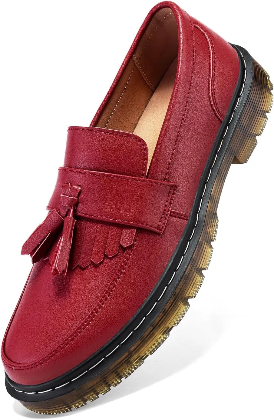 Women's Classic Penny Loafer Platform Chunky Heel Loafer for Women Comfortable Womens Business Casual Shoes