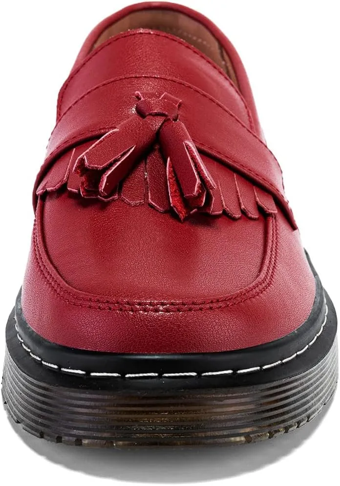 Women's Classic Penny Loafer Platform Chunky Heel Loafer for Women Comfortable Womens Business Casual Shoes