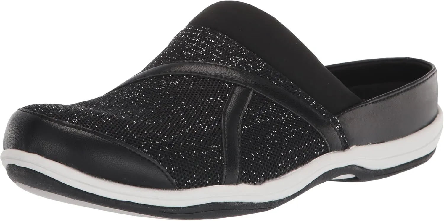 Women's Getup Sport Mule, Black Metallic, 8.5
