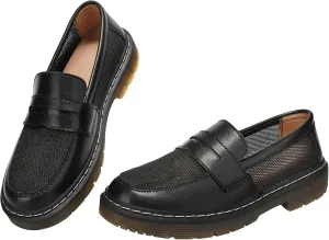 Women's Loafers Classic Penny Loafers for Women Fashion Driving Moccasins Women