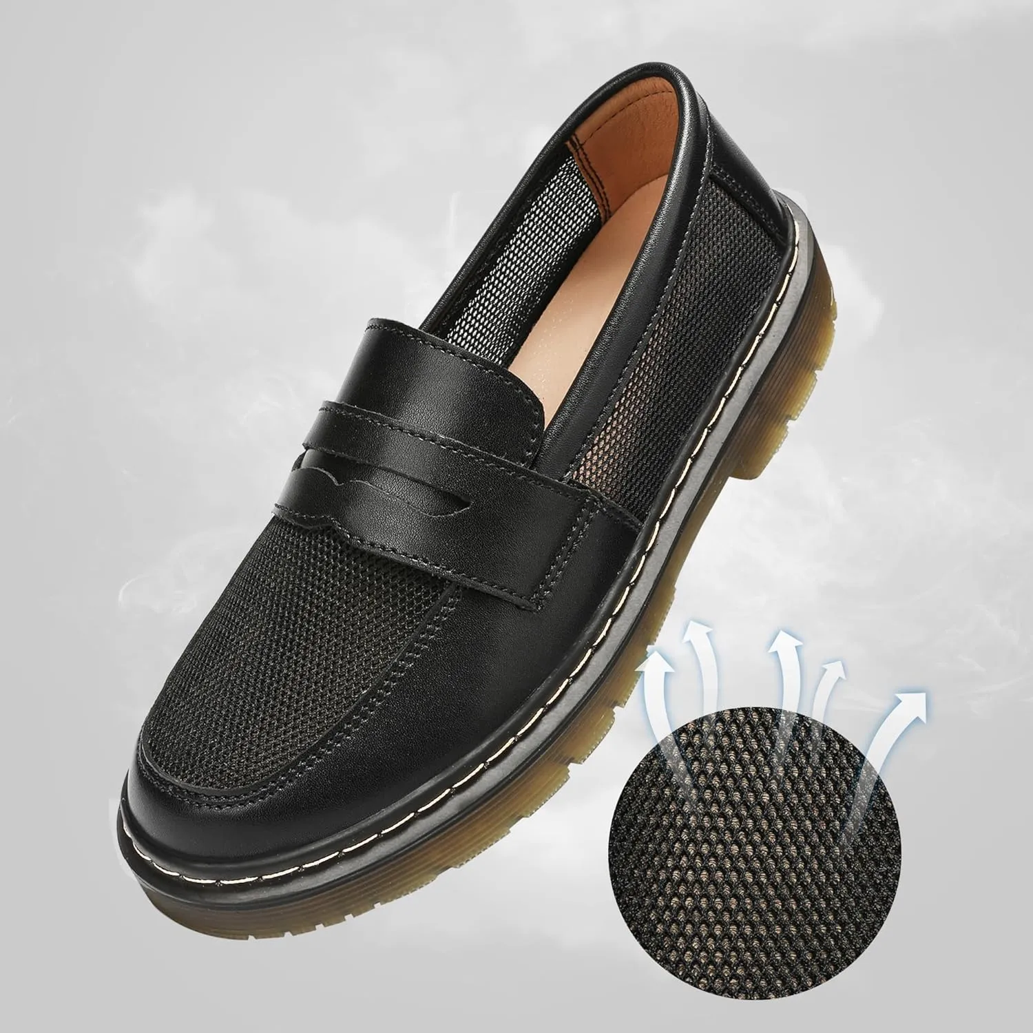 Women's Loafers Classic Penny Loafers for Women Fashion Driving Moccasins Women