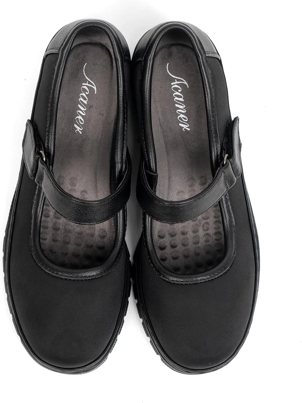 Women’s Mary Jane Shoes for Bunions Comfortable Orthotic Dress Shoes Non-Slip Orthopedic Work Shoes