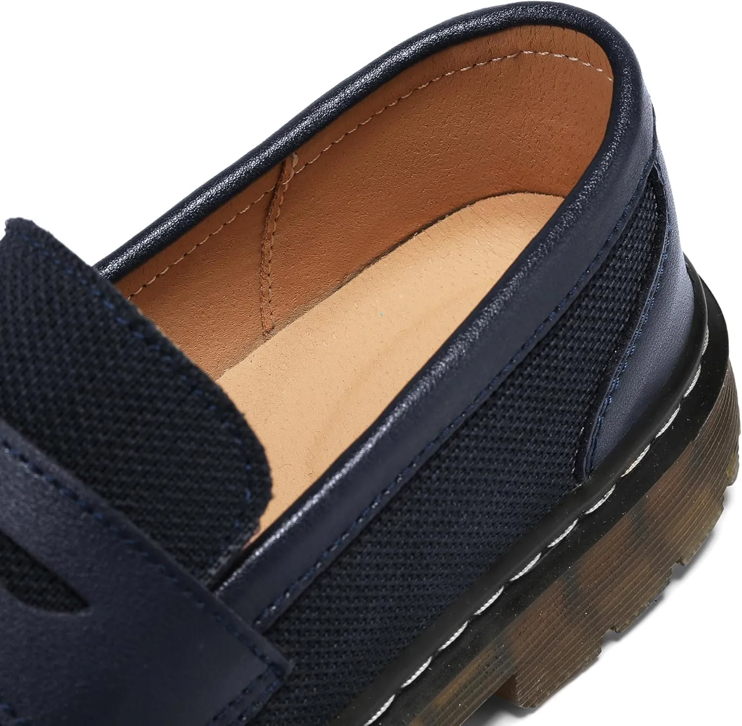 Women's Mesh Penny Loafers Breathable Knitted Flat Shoes Comfortable & Lightweight Slip-Ons