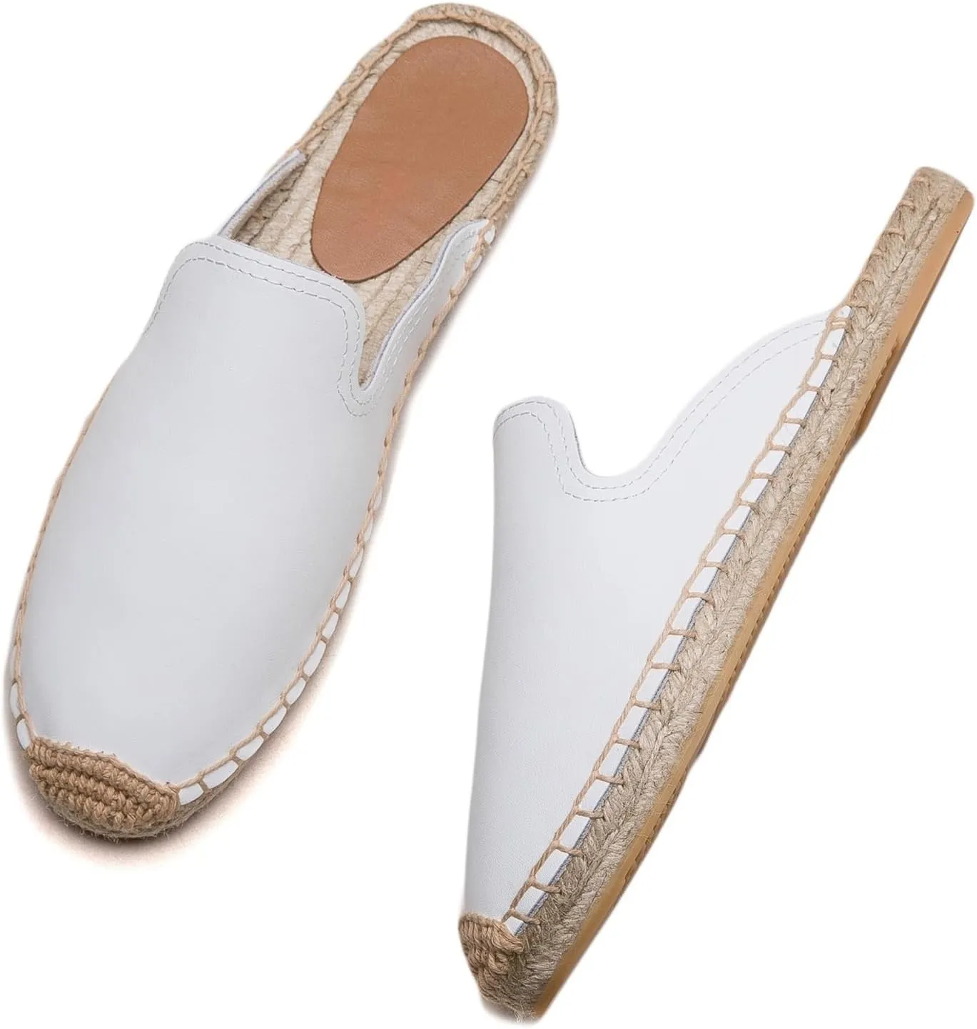 Women's Mule Espadrilles Shoes - Fashion Espadrilles for Women Comfort Breathable Espadrille Flats Suitable for Both Outdoor and Indoor