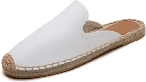 Women's Mule Espadrilles Shoes - Fashion Espadrilles for Women Comfort Breathable Espadrille Flats Suitable for Both Outdoor and Indoor