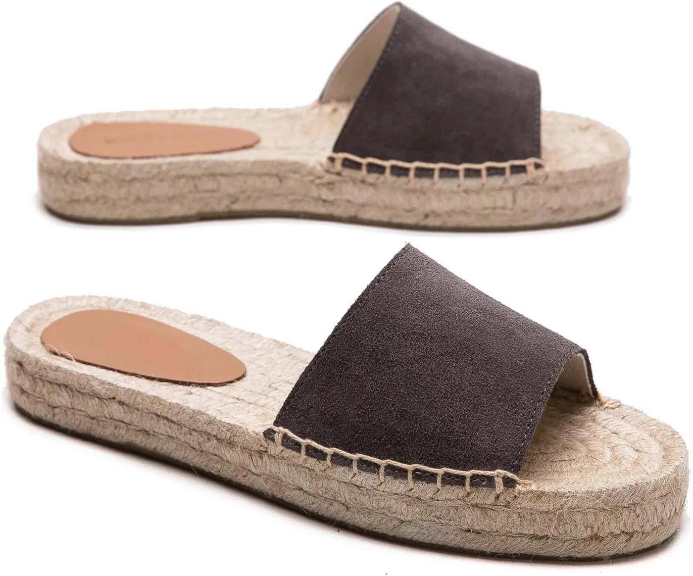 Women's One Word Thick Bottom Slippers - Fashionable Flat Shoes Comfortable Sandals Breathable Non slip Slippers Easy to Wear Suitable for Pairing with T-shirts, Dresses, Jeans