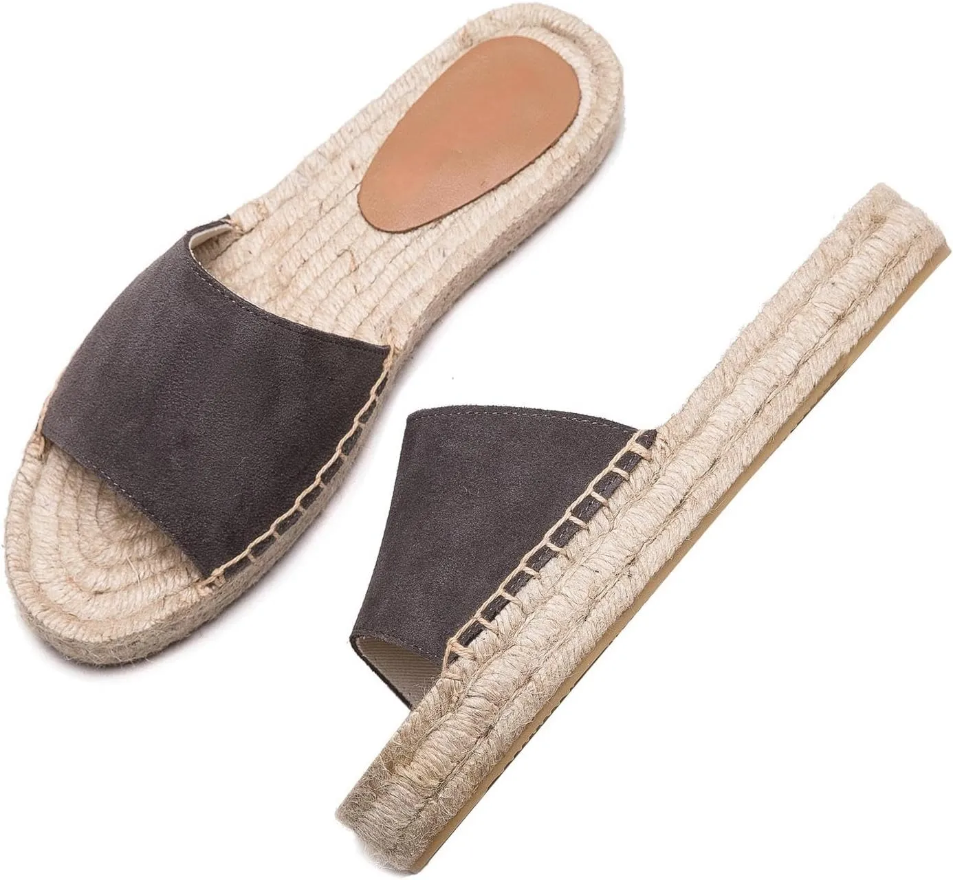 Women's One Word Thick Bottom Slippers - Fashionable Flat Shoes Comfortable Sandals Breathable Non slip Slippers Easy to Wear Suitable for Pairing with T-shirts, Dresses, Jeans