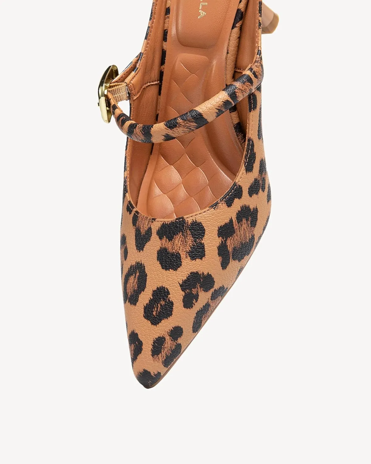 Women's Pointed Toe Heeled Mules, Knit Sandals, Slip-On Shoes