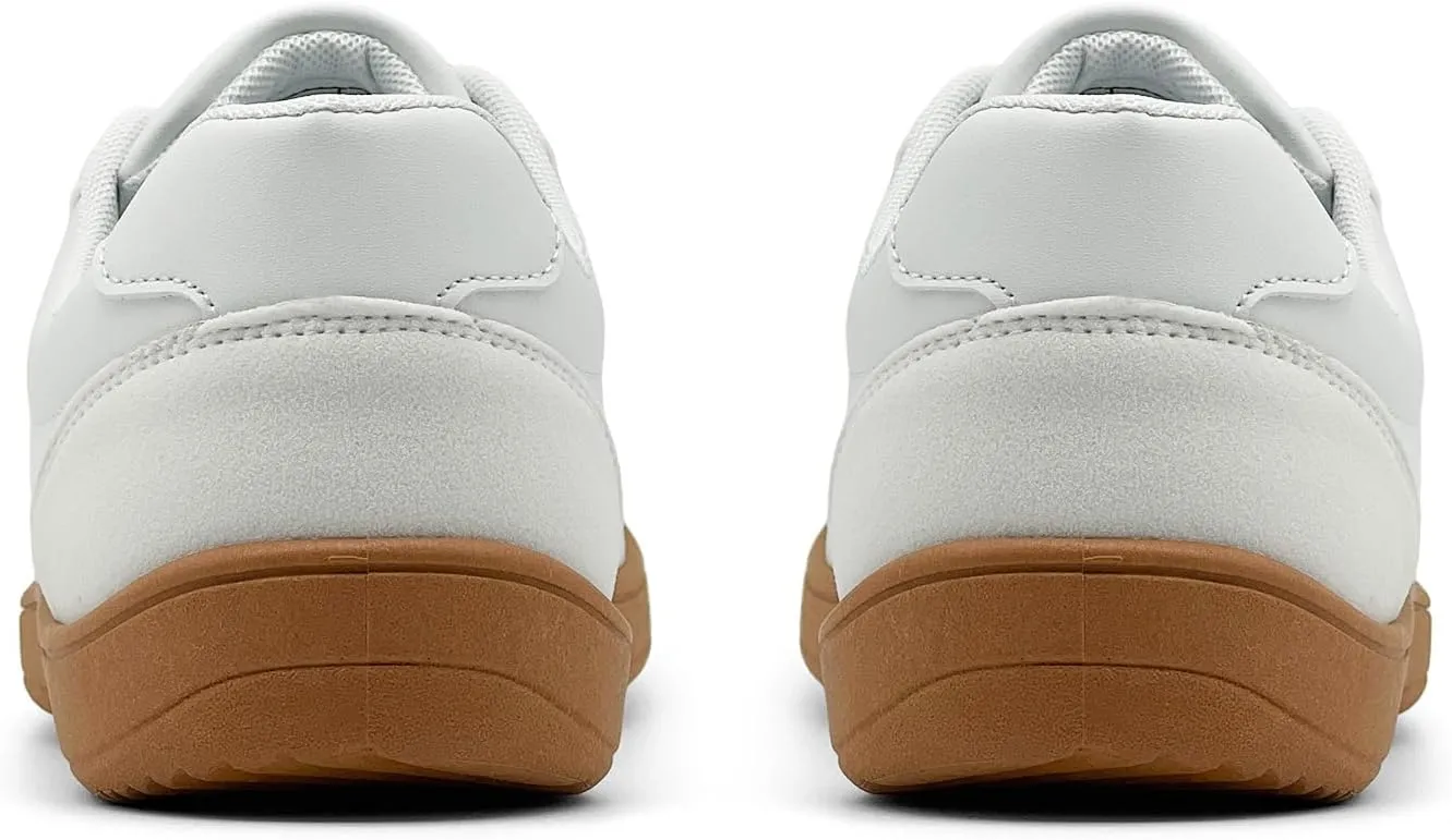 Women's Retro Low Top Sneakers Fashion Trainning Sneakers Casual Walking Shoes for Women/Men Gum Sole Walking Footwear Non Slip Trainers
