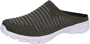 Women's Slip-on Mule Sneakers Lightweight Womens Running Shoes Casual Casual Shoes Trendy Women's Fashion Sneakers Brown Tennis Shoe Casual Loafers
