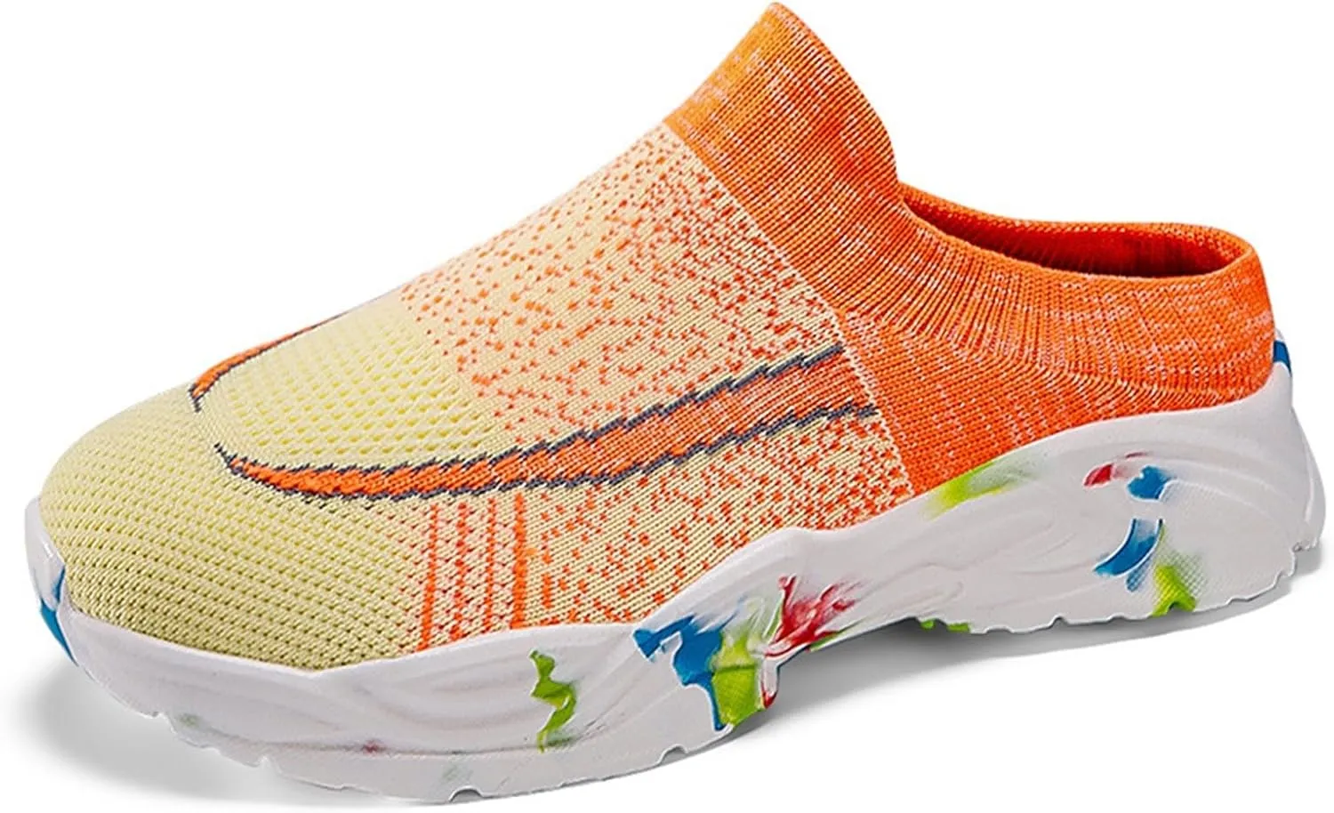 Women's Slip-on Mule Sneakers Lightweight Womens Tennis Shoes Casual Men's Casual Dress Shoes High Top Sneakers White Tennis Shoe Trainers Shoe