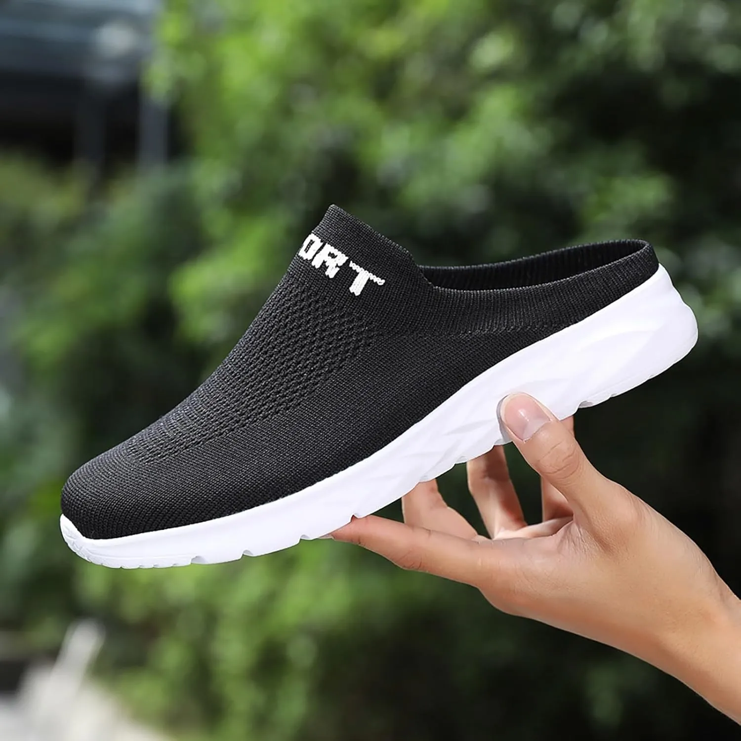 Women's Slip-On Orthopedic Arch Support Backless Tennis Shoes Men Lether Casual Tennis Shoes Casual Sneakers Steel Toe Tennis Shoe White Loafers