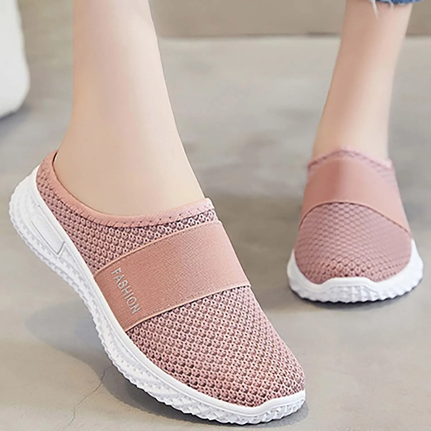 Women's Slip-On Orthopedic Arch Support Backless Tennis Shoes Womens Lether Casual Work Shoes Shoes Sneakers Platform Tennis Shoe Loafers Shoe