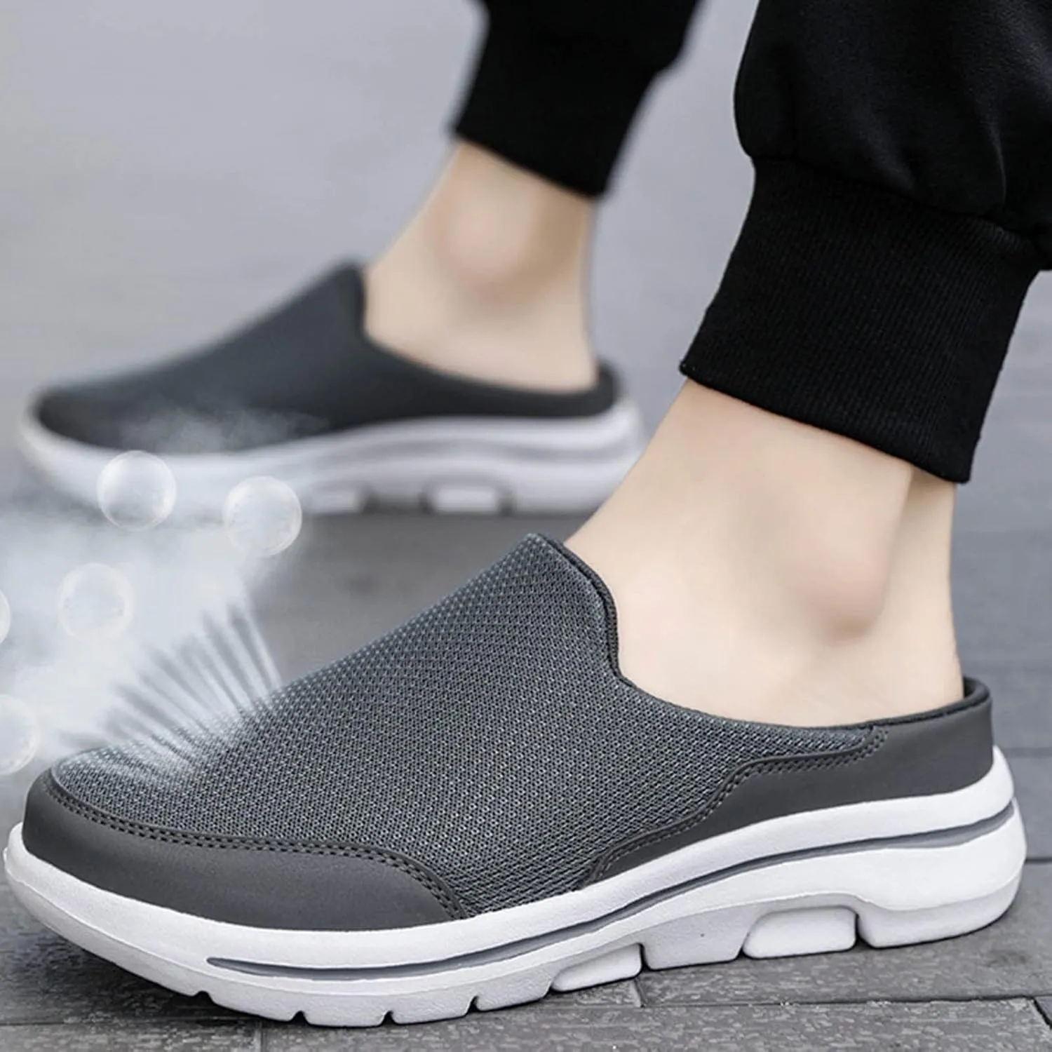 Women's Slip-On Orthopedic Arch Support Backless Tennis Shoes Womens Lether Casual Work Shoes Shoes Sneakers Platform Tennis Shoe Loafers Shoe