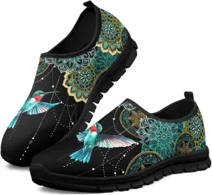 Womens Slip On Walking Shoes Non Slip Loafer Breathable Holiday Travel Shoe Lightweight Casual Low Top Sneakers SizeUS 5.5-11.5