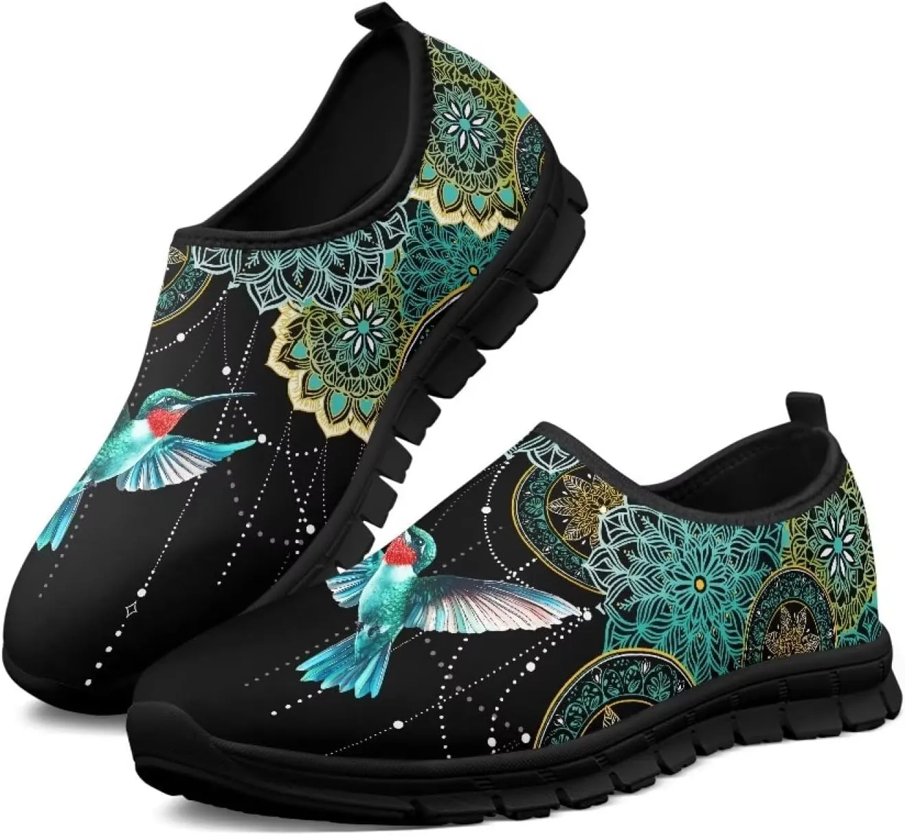 Womens Slip On Walking Shoes Non Slip Loafer Breathable Holiday Travel Shoe Lightweight Casual Low Top Sneakers SizeUS 5.5-11.5