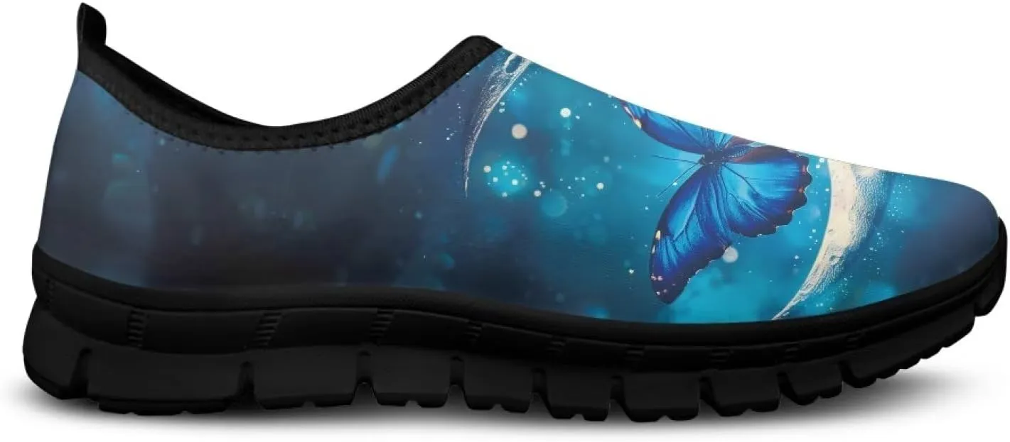 Womens Slip On Walking Shoes Non Slip Loafer Breathable Holiday Travel Shoe Lightweight Casual Low Top Sneakers SizeUS 5.5-11.5