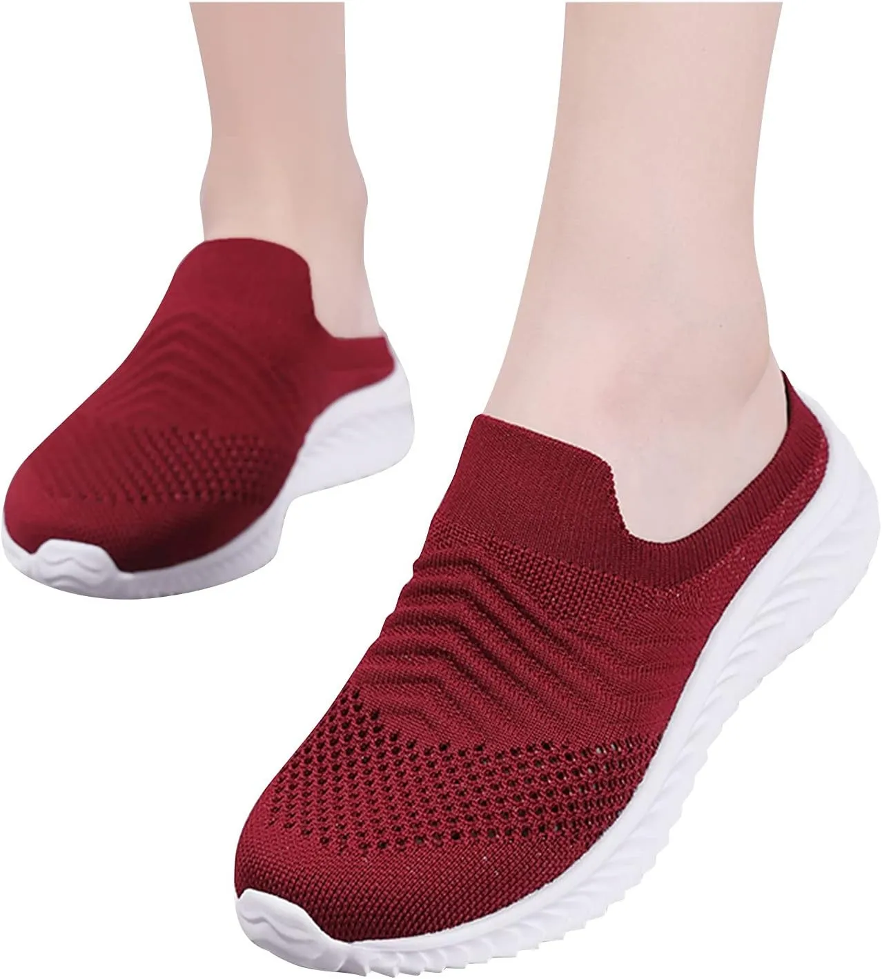 Womens Summer Breathable Mesh Slippers Tennis Shoes Men Wide Width Men Casual Dress Shoes Chunky Sneakers Black Tennis Shoe Loafers Casual Slip On