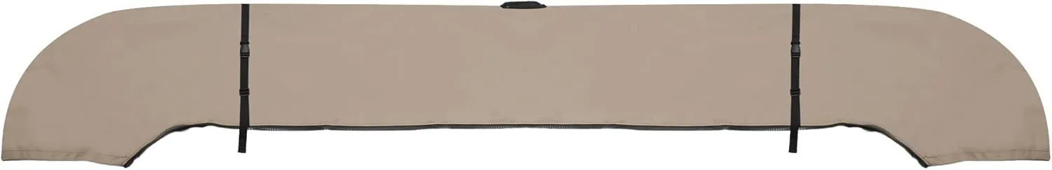 X AUTOHAUX Square Frame Bimini Top Storage Boot Cover with Stern Light Hole Boat Bimini Storage Bag with 2 Fixed Straps for 3 Bow 4 Bow 1 Set