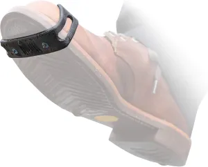 Yaktrax Quick Trax Studded Traction Shoe Bands (1 Pair), Black