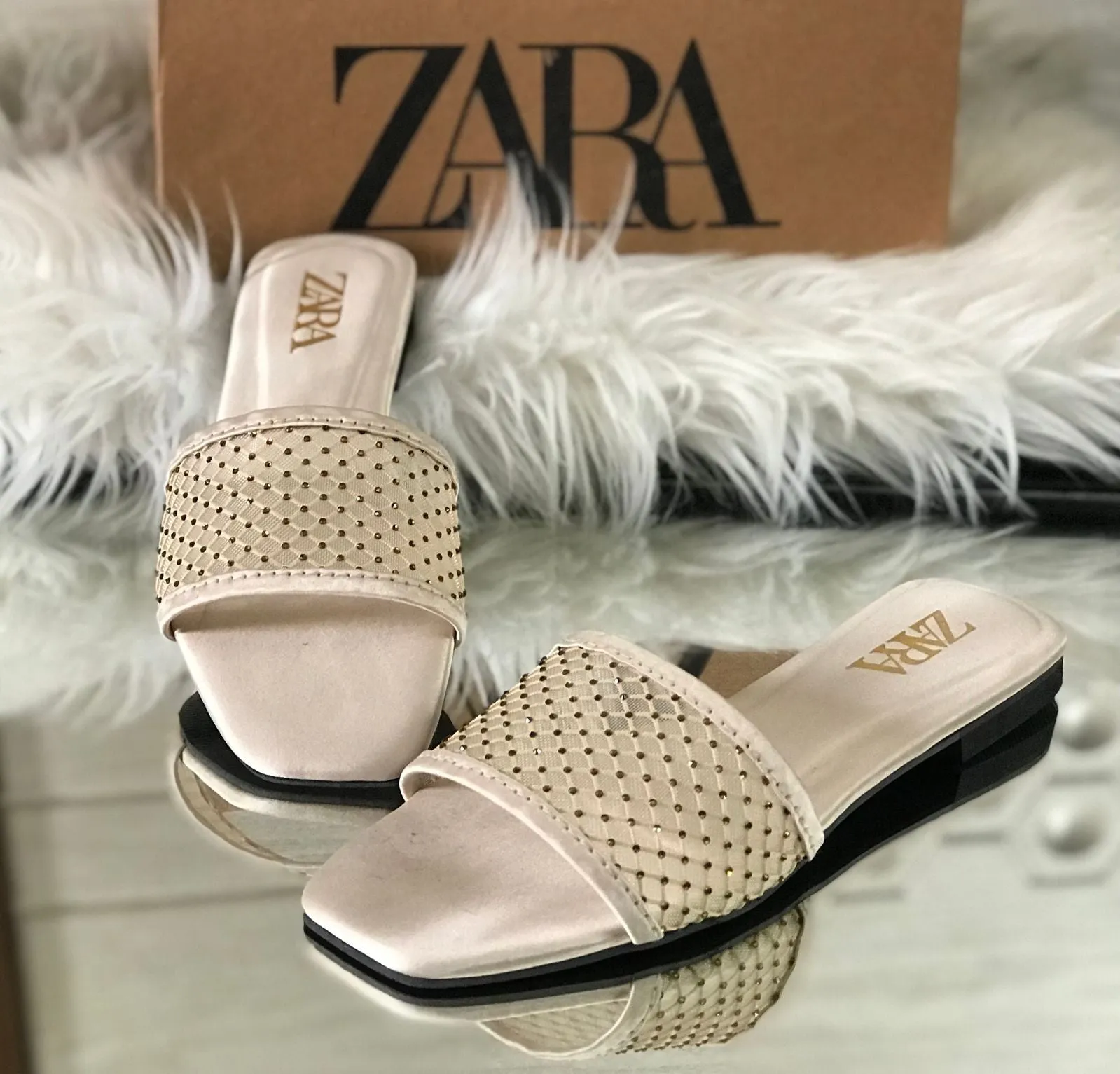 Zara Net Lubes Stone