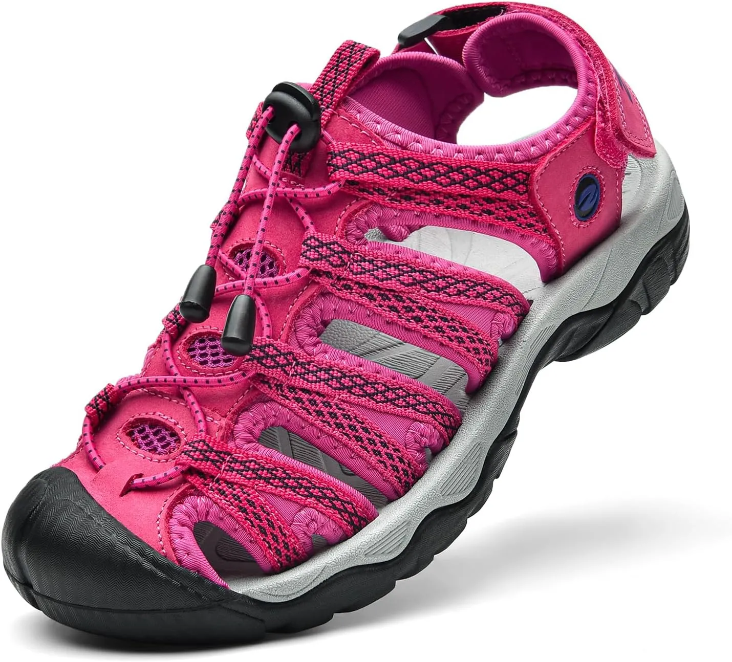 ziitop Womens Hiking Sandals Closed Toe Summer Outdoor Adventurous Beach Sandals Lace Adjustable Double Buckle Water Shoes